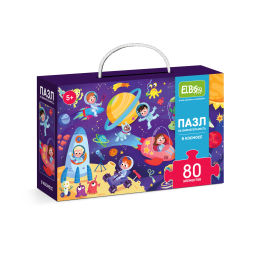 ElBascoKids / Пазл на внимательность Зимняя деревня 80 элементов - El`BascoKids фото 12