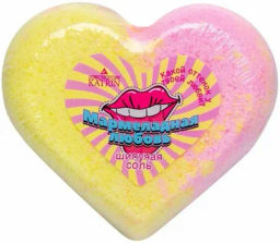 Соль д/ванн шипучая 110гр "Сердце" Мармеладная любовь