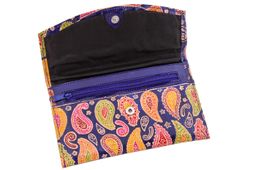 Кошелек кожа ручной принт № 101/7 - Ганг фото 2