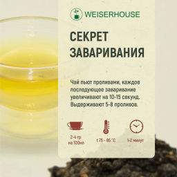Живой чай / Габа светлая (живой чай), 1 уп. * 200 гр. - Weiserhouse фото 7