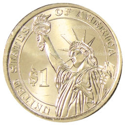 Монета 1 доллар 2014 года P США 32-й президент США Франклин Рузвельт