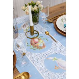 Дорожка на стол Пасхальные радости 40х146 см, 100% хл, саржа 190 гр/м2 - Этель фото 16