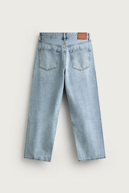JEANS LOOSE CROPPED FIT / Azul medio - Zara фото 6