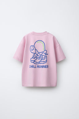 CAMISETA ESTAMPADO CARACOL / Rosa - Zara фото 2