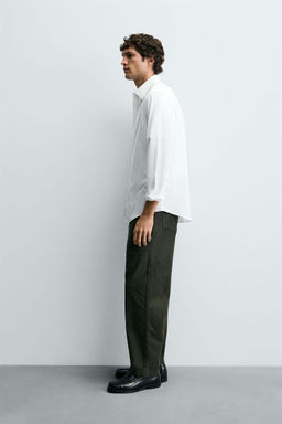 TEXTURED COTTON SHIRT - Zara фото 4