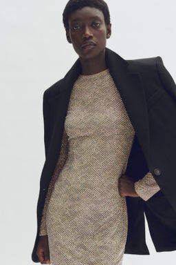 Minivestido de encaje con detalles decorativos - H&m фото 5