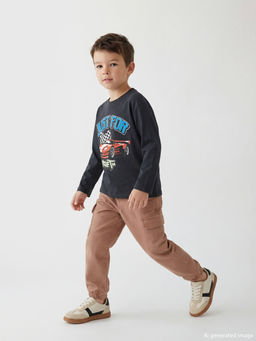 Beli Lastikli Erkek ?ocuk Kargo Pantolon