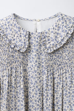 RUFFLED FLORAL DRESS - Zara фото 3