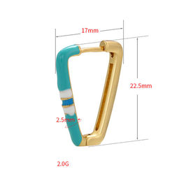 Серьги с замком кольцо арт. 11 8253 (id 254907) - Rada фото 2