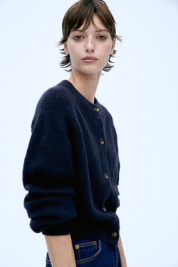 Cardigan en punto de canale