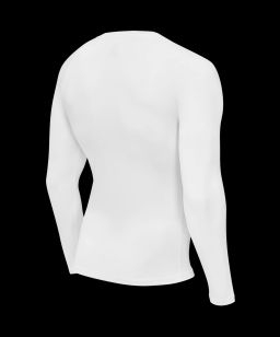 Футболка компрессионная с длинным рукавом JOGEL PerFormDRY Baselayer LS Tee, белый фото 3