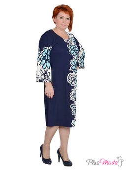 Платье Модель №1190 размеры 44-84 - Plusmoda фото 3
