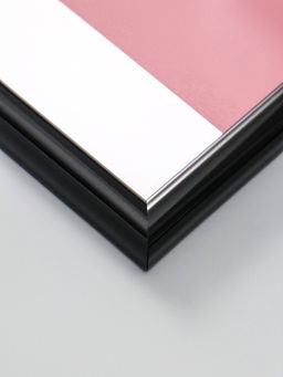 Фоторамка для фото 30×40 см Oframe, пластик, чёрный, (пластиковый экран)