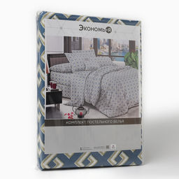 Постельное бельё 2 сп Экономь и Я Abstraction, 173х215см, 175х214см, 50х70см-2шт, микрофибра, 60г/м2  фото 5