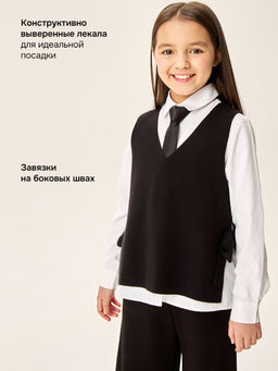 Жилет 9ш73426 черный - Nikastyle фото 5