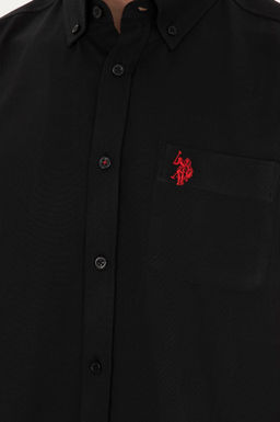 Мужская черная рубашка с коротким рукавом - U.s. polo assn фото 14