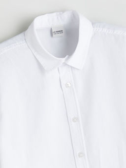 Basic Uzun Kollu Erkek ?ocuk G?mlek