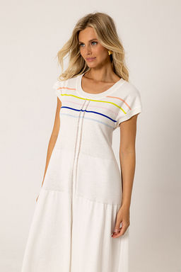 SS-2525 платье женское молоко - Mozart фото 2