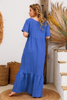 Платье AMORI 9735 яркий василек  фото 2