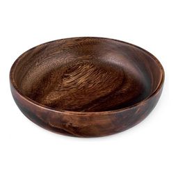 Миска сервировочная деревянная Walmer Organic большая, 0.8 л, цвет темное дерево