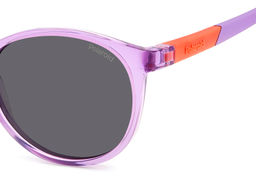 Солнцезащитные очки Polaroid Kids PLD 8059/S Фиолетовый, детские  фото 4