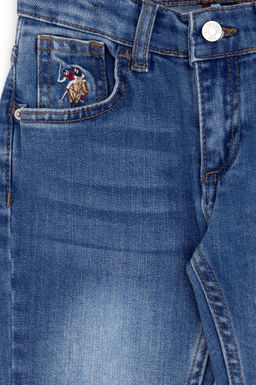 Синие джинсовые брюки для мальчика - U.s. polo assn фото 4