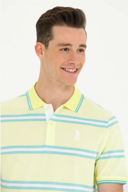 Мужская светло-желтая футболка - U.s. polo assn фото 10