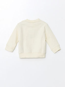 Bisiklet Yaka Uzun Kollu Bask?l? Erkek Bebek Sweatshirt ve E?ofman Alt 2li Tak?m - Waikiki фото 3