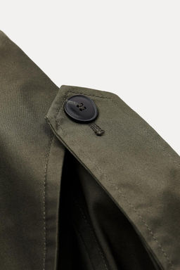 WATER-REPELLENT CROPPED TRENCH COAT ZW COLLECTION - Zara фото 19