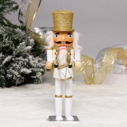 Фигурка новогодняя "Щелкунчик - Снежный солдат" 8*7,5*25,5 см