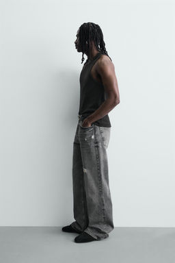 CAMISETA TANK RIB LAVADO / Marr?n oscuro - Zara фото 4