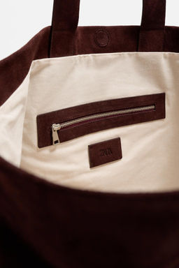 LEATHER SHOPPER BAG - LIMITED EDITION - Zara фото 6