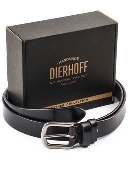 Мужской кожаный ремень Dierhoff ДРК 3052/1-30 Коричневый