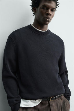 REGULAR FIT COTTON JUMPER - Zara фото 13
