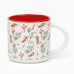 Кружка керамическая, новогодняя «Лесная сказка», 380 мл