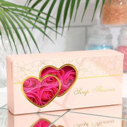 Мыльные розы, фуксия, набор 10 шт.