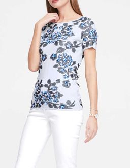 Пуловер, синий - Linea tesini фото 3