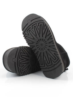 04-PF8520-1 BLACK Угги женские (натуральная замша, 100% шерсть)