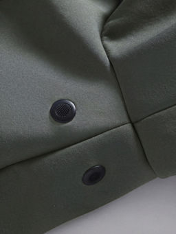 Ветровка мужская софтшелл виндстоппер с капюшоном спортивная цвета хаки 9617_1Kh