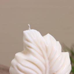 Свеча фигурная формовая «Лист», 10×3×15 см, парафин, МИКС