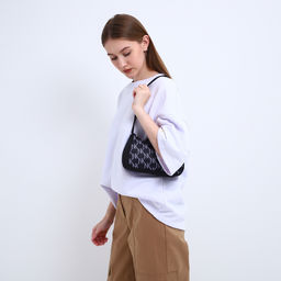 Сумка багет из текстиля, Nazamok, 23*13*5 см  фото 2