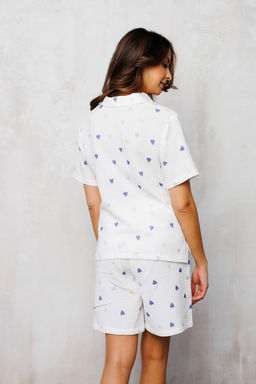 Пижама с шортами муслин 379
