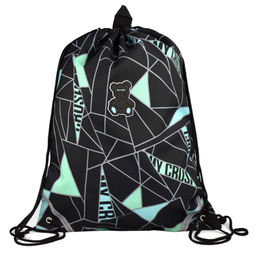 Мешок для сменной обуви Феникс+, арт.64578/ 25 МИШКА (36х48 см, полиэстер, резиновая нашивка, сублим