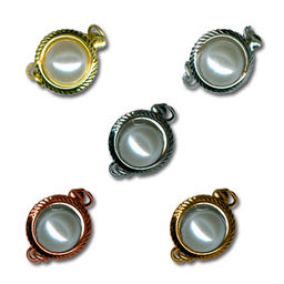 Zlatka Замок для 1-й цепочки с бусиной DC-022 11 мм 5 шт №03 под черный никель