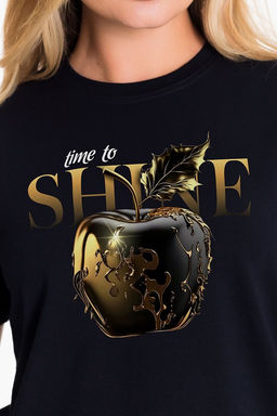 Футболка с принтом М326063Па черный - Елена фото 3