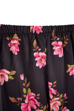 Siyah _i_ekli Saten Dokuma Pijama Tak_m_ THMAW27PT00010 - Trendyolmilla фото 3
