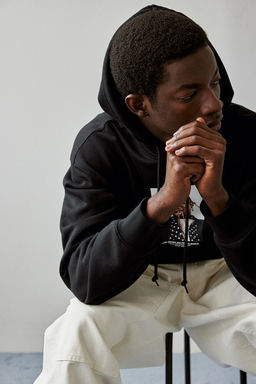 Sudadera con capucha y estampado Loose Fit - H&m фото 2