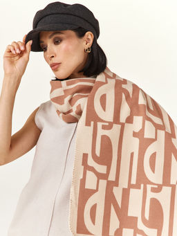 в составе ШЕРСТЬ  и КАШЕМИР Большой, мягкий, теплый  двусторонний палантин