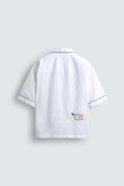 CONTRAST EMBROIDERY SHIRT - Zara фото 16