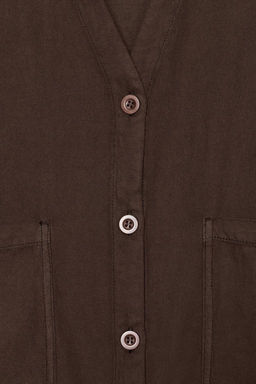 RELAXED SHIRT ZW COLLECTION - Zara фото 6
